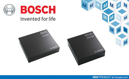 貿(mào)澤電子開售博世BHI260AB與BHA260AB智能傳感器中樞，賦能新一代電子產(chǎn)品